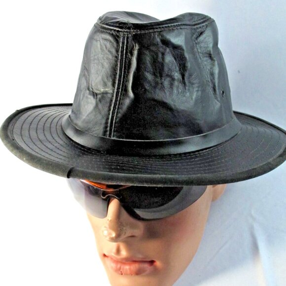 Wilsons Leather Genuine Leather Hat Men's Size M - Picture 1 of 7